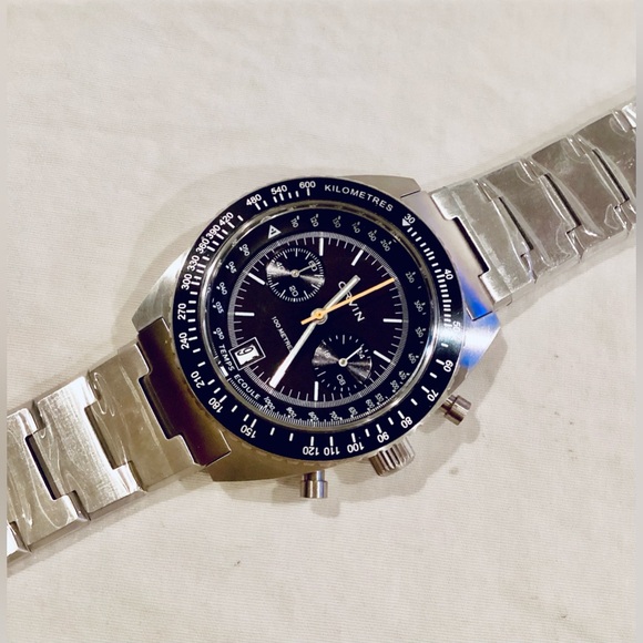 NEW! Orvin #ORC6 Racing Chrono 42mm Meca-Quartz RP $370 Chronograph Watch - Picture 1 of 16